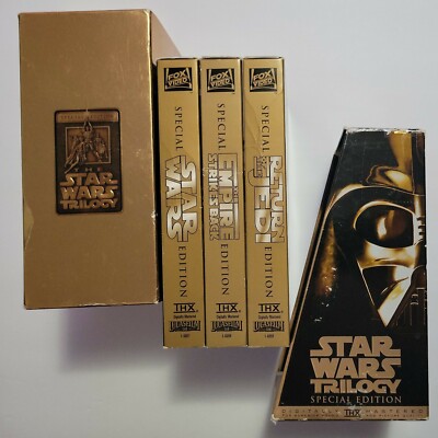 star wars gold box vhs