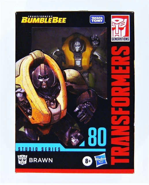 Transformers Studio Series 80 Deluxe Class Brawn – Action Figure 11,5 Cm, Ispirato Al Film Bumblebee