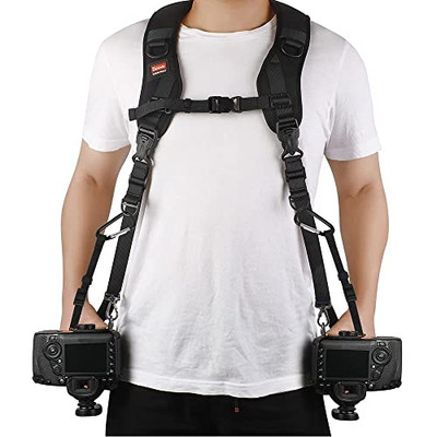 Fotocamera doppia spalla Ztowoto Cinghia imbracatura regolabile SGANCIO RAPIDO DUAL 