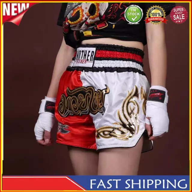 Boxing Shorts Breathable Fight Kickboxing Pants Durable Elastic Sports Equipment