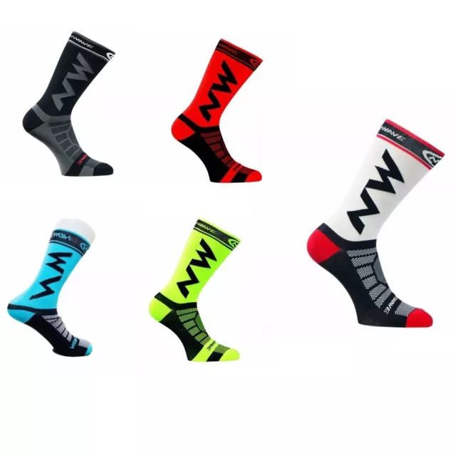 1 Pair Breathable Sports Socks Nylon Bicycle Sock Cycling Socks Wear Resistant 2