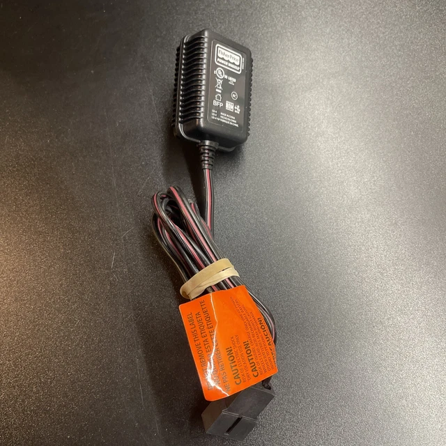 FISHER PRICE POWER Wheels 12V Class 2 Battery Charger Wall Plug 00801