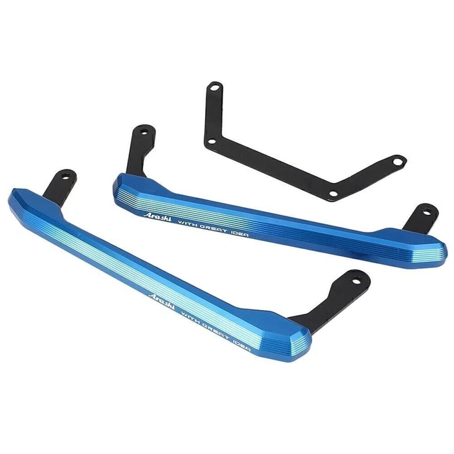 2 x corrimano barra presa sedile posteriore blu per Yamaha MT-09 FZ-09 13 su GZ