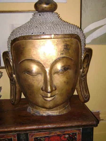 Antique Wooden Golden BUDDHA From Burma RETAIL WORTH OVER $7000+ NOW $4,000 2