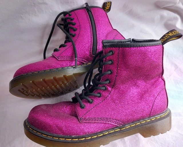 Pink sparkly deals doc martens