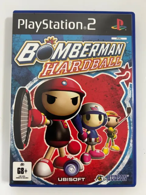 Bomberman Hardball - Sony PS2 - PAL - Rated G - Manual Included - multiplayer