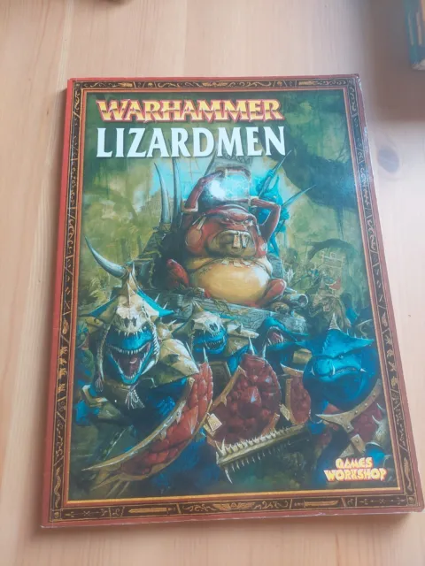 Warhammer - Lizardmen Book (Paperback, Games Workshop) (2003) WFB