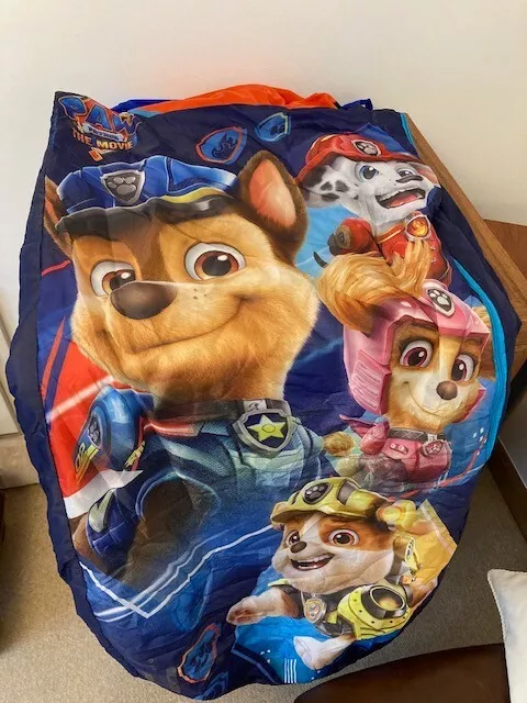 Paw Patrol Children's Ready Bed Air Bed & Sleeping Bag All In One Preowned