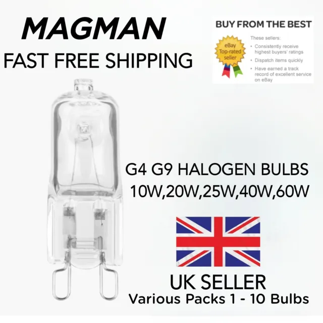 G4 G9 Halogen Bulb Capsule 10W 20W 25W 40W 60W Lamp Light  220v 12v
