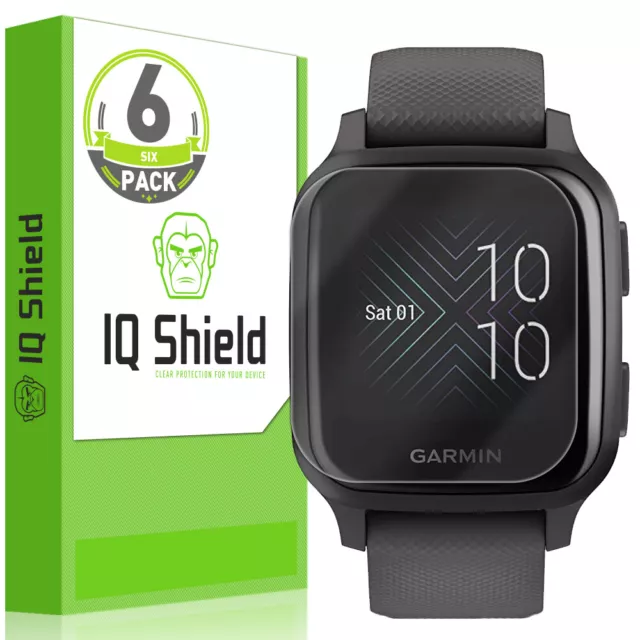 6x IQ Shield LIQuidSkin Screen Protector for Garmin Venu Sq