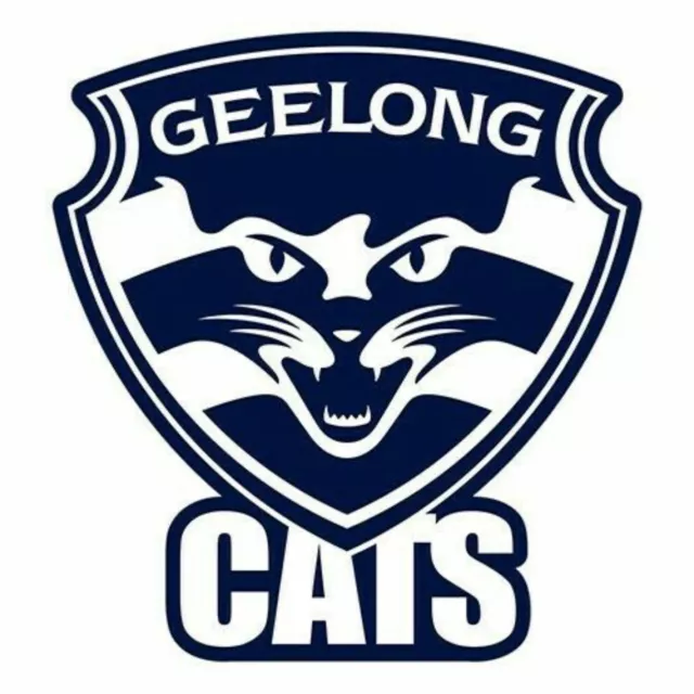 Sticker - (Tiny small) AFL Geelong Cats Logo X 2 Pieces