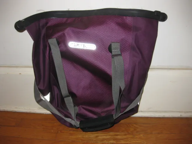 Ortlieb City Roller Pannier Bag, Purple, No bottom anchor hook, otherwise XCLNT