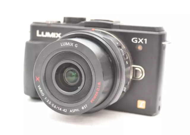 【Mint】Panasonic Lumix DMC-GX1 VARIO 14-42mm f/3.5-5.6 Lens from Japan #769