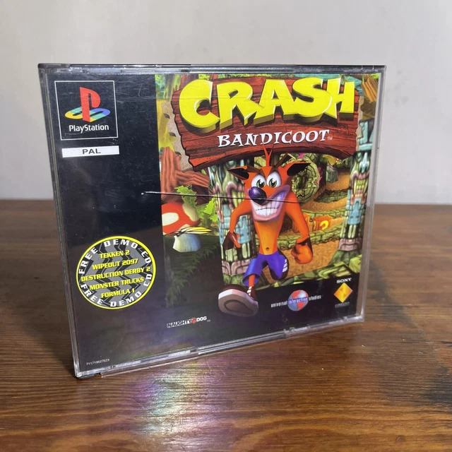 CRASH BANDICOOT Jeu PlayStation 1 PS1 Bo te Graisse PAL UK EUR CRASH BANDICOOT Jeu PlayStation 1 PS1 Bo te Graisse PAL UK EUR