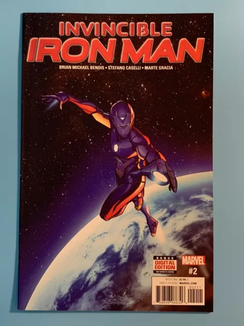 Invincible Iron Man #2 (2017) RiRi Williams Ironheart Marvel Comics Comic Book