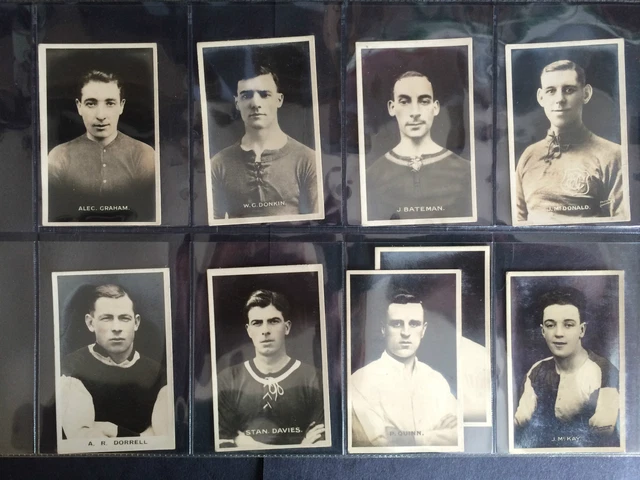 D.c. Thomson Fussballer Signierte Echte Fotos 1923 (G/F) *Bitte Auswählen* 4
