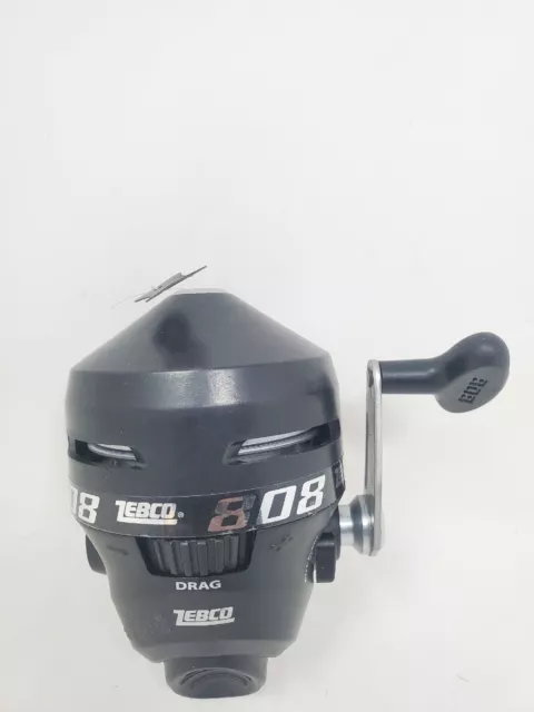 NEW Zebco 202 Spin Cast Fishing Reel Dark Red Classic w/ 10lb Line Ready To  Go