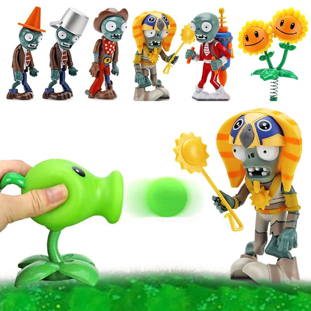 PLANTS VS ZOMBIES Peashooter Zombie Army FUNCTIONAL Action Figure Kids