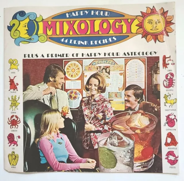 Southern Comfort Bar Recipes Drink Astrology Mixology Happy Hour 1972 Booklet