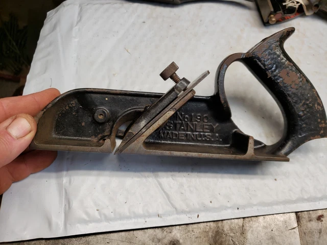 Vintage Stanley No. 190 Rabbet Plane Usa Made Sw
