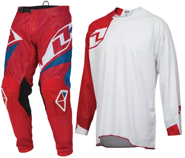 ONE INDUSTRIES ATOM VENTED MOTOCROSS KIT RED WHITE BLUE pants jersey patriot