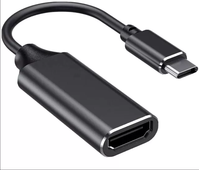 4K USB-C to HDMI Adapter - MacBook Pro, Dell XPS, Samsung Galaxy - Plug & Play