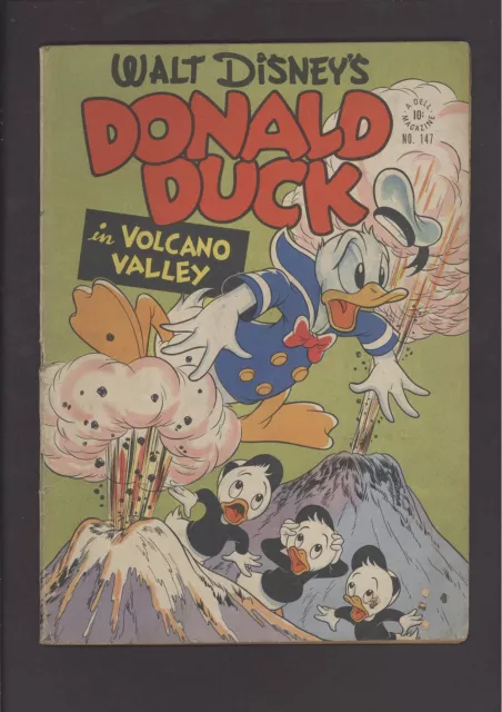 Four Color #147 Donald Duck Volcano Valley Carl Barks Comic Kings