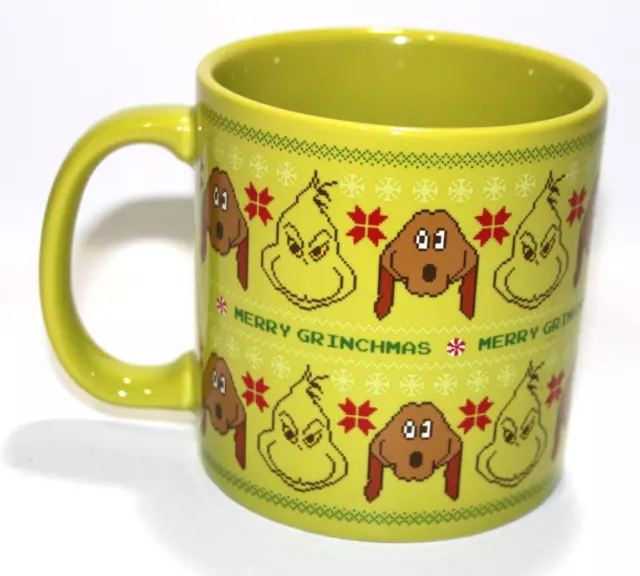 Vandor Dr Seuss How the Grinch Stole Christmas Merry Grinchmas Max Ceramic Mug