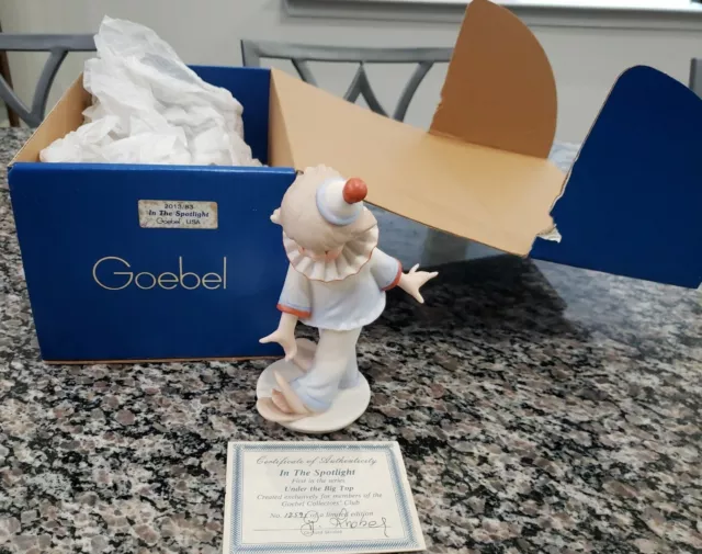 Goebel Collectors' Club In the Spotlight Gerhard Skrobek Under the Big Top Clown