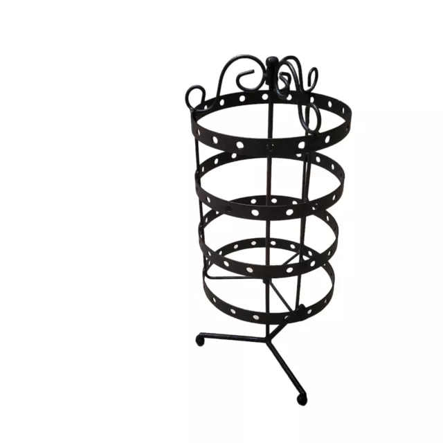 Rotating Earring Jewelry Display Organizer 4 Tier 12" Holds 36 Pairs of Earring