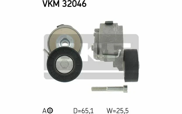 SKF Galet tendeur (courroie d'accessoire) pour OPEL VECTRA ZAFIRA VKM 32046