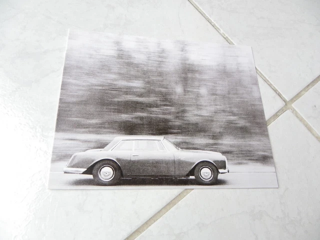 FACEL VEGA / brochure catalogue 12p EN 1963 / HK500 EXCELLENCE / top