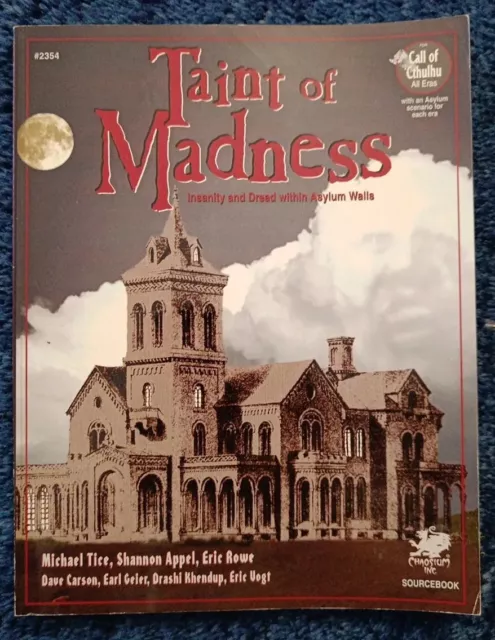 Taint of Madness (Call of Cthulhu) Sourcebook- Chaosium Inc. - Softcover