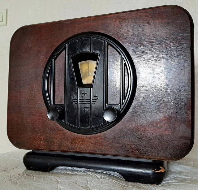 Radio TSF Philips Vintage 1957 - Modifiée Bluetooth - Fabriquée En France