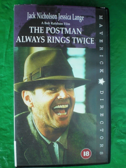 THE POSTMAN ALWAYS Rings Twice (Jack Nicholson) (Brand New & Sealed ...
