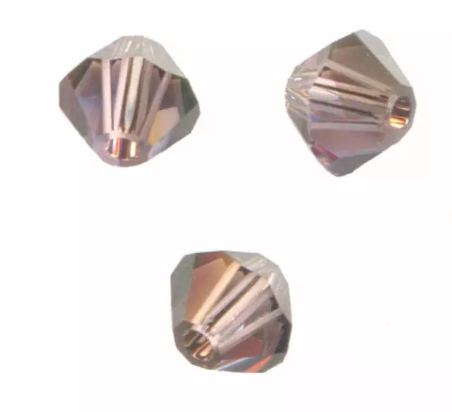 site parisien  20 PERLES TOUPIES SWAROVSKI   5mm   LIGHT AMETHYST SATIN
