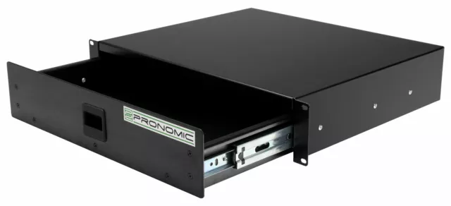 Rackschublade 2HE 19" Snaplock Auszug DJ PA Studio Mixer PC Rack Case Schublade