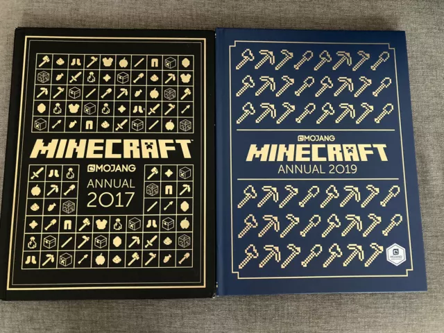 2017 and 2019 Minecraft Annuals