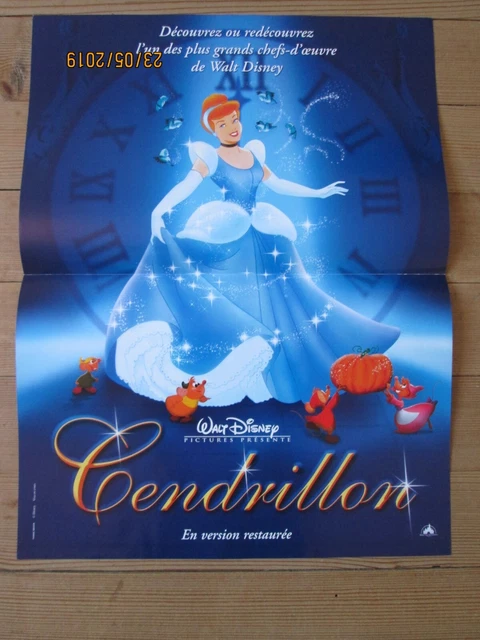 CENDRILLON WALT DISNEY Affiche Cin ma Originale Pli e F 40 60 Pli e R cendrillon-walt-disney-affiche-cin-ma-originale-pli-e-f-40-60-pli-e-r