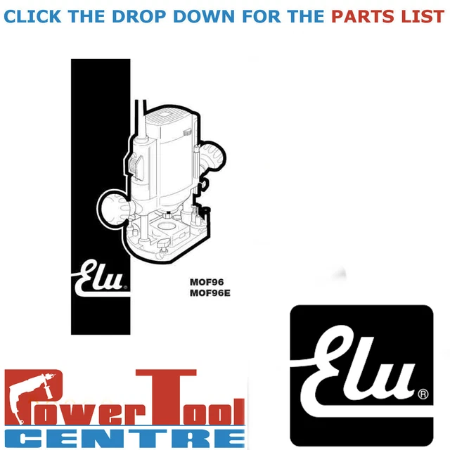 ELU GENUINE SPARE Parts MOF96E Router - Type 3 £39.99 - PicClick UK