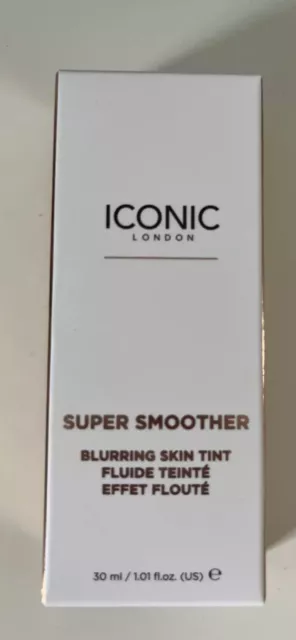 Iconic London Super Smoother Blurring Skin Tint - Warm Deep - 30ml