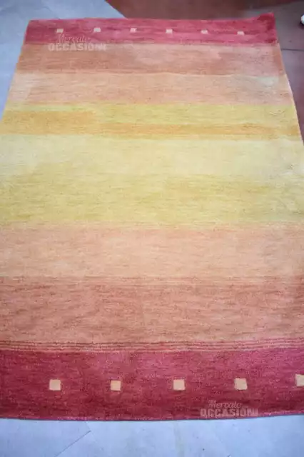 Tappeto Senna 140x200 Mod.151 Fantasia Sfumata Arancione Rosso Giallo