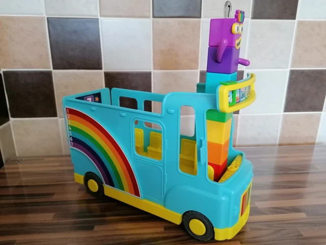 CBEEBIES NUMBERBLOCKS RAINBOW Counting Bus with Figure £16.31 - PicClick UK