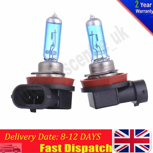 2 pz H11 12 V 100 W Xeno Bianco 6000k Testa Auto Alogena Blu Lampadina Luce Globi
