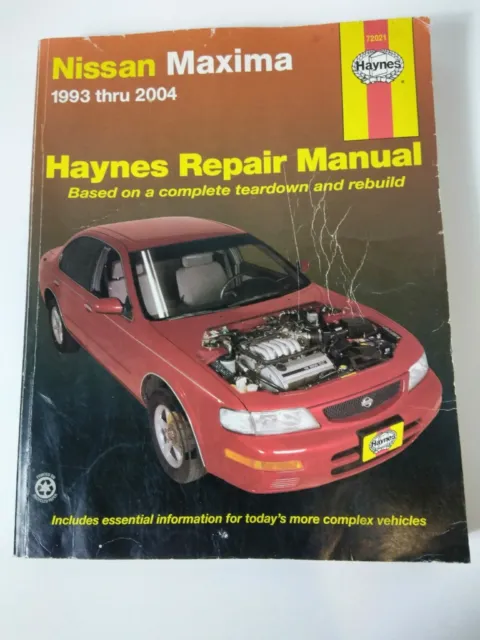 Haynes Repair Manual Nissan Maxima 1993-2004