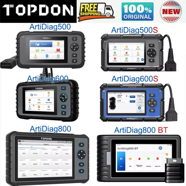 TOPDON Profil Autodiagnosegerät ECU-CODIERUNG AD500/AD600/AD600S/AD800/AD800BT