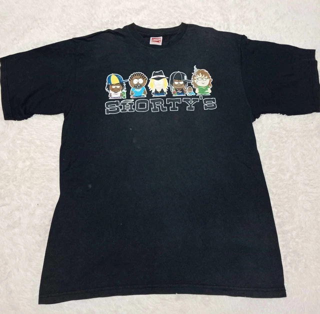 SHORTYS SKATEBOARD SOUTH Park Shirt Size XL Skate Streetwear 90s 