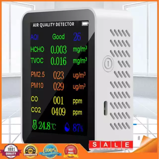 ９in 1 Air Quality Detector Multifunctional Digital Gas Detector for Household