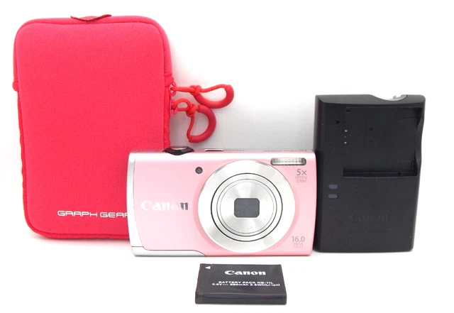 Canon Powershot デジカメ A2600 ピンク Canon PowerShot A2600 Pink Digital Camera 16.0MP 5x Optical