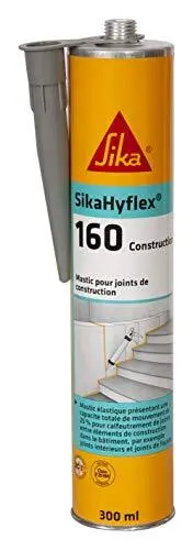 Sika - SikaHyflex 160 Construction Gris béton Mastic pour calfeutrement et jo...